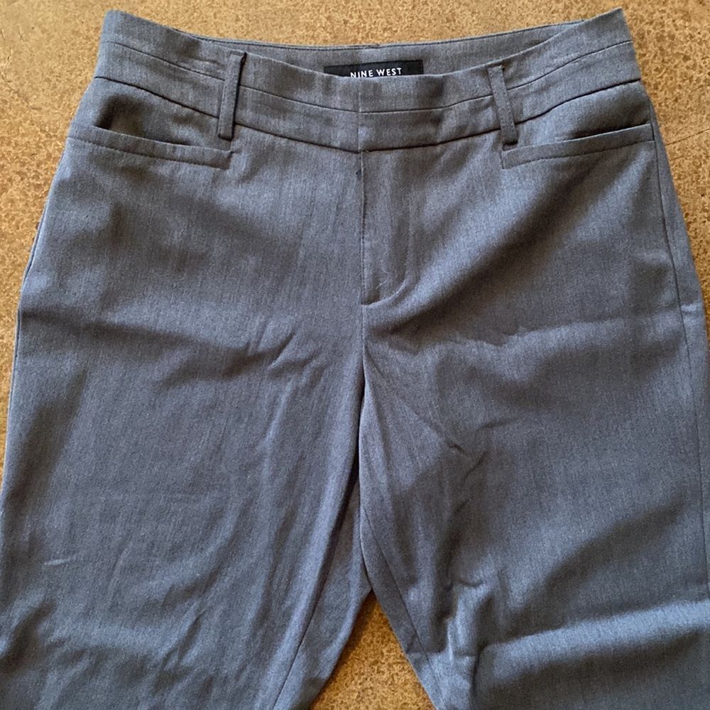 Nine West‎ grey Missy / Senora cropped dress slack pants